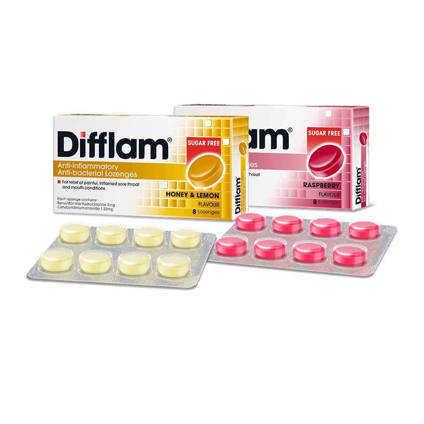 Viên ngậm kháng viêm và kháng khuẩn Difflam