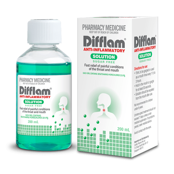 Dung dịch súc họng Difflam